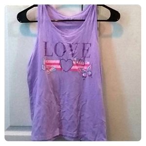 Purple kids/girls tank top
